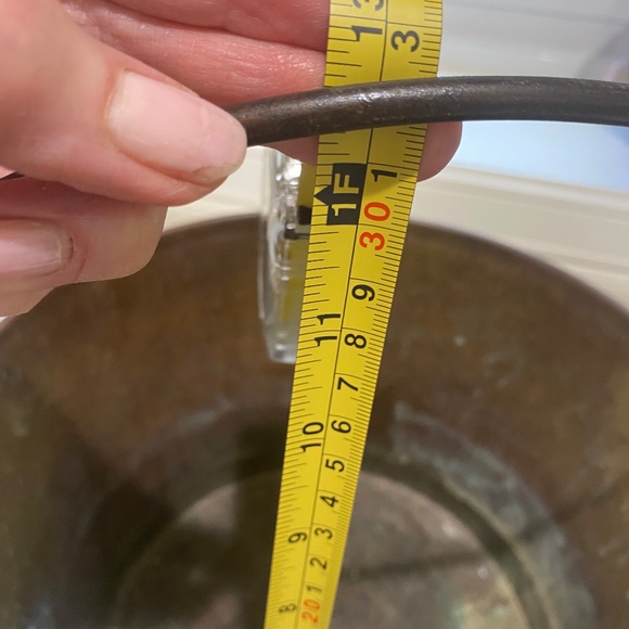 Antique (circa early 1900's) Brass Kettle (Made in France) - Picture 7 of 8